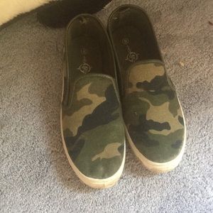 Camouflage sneakers